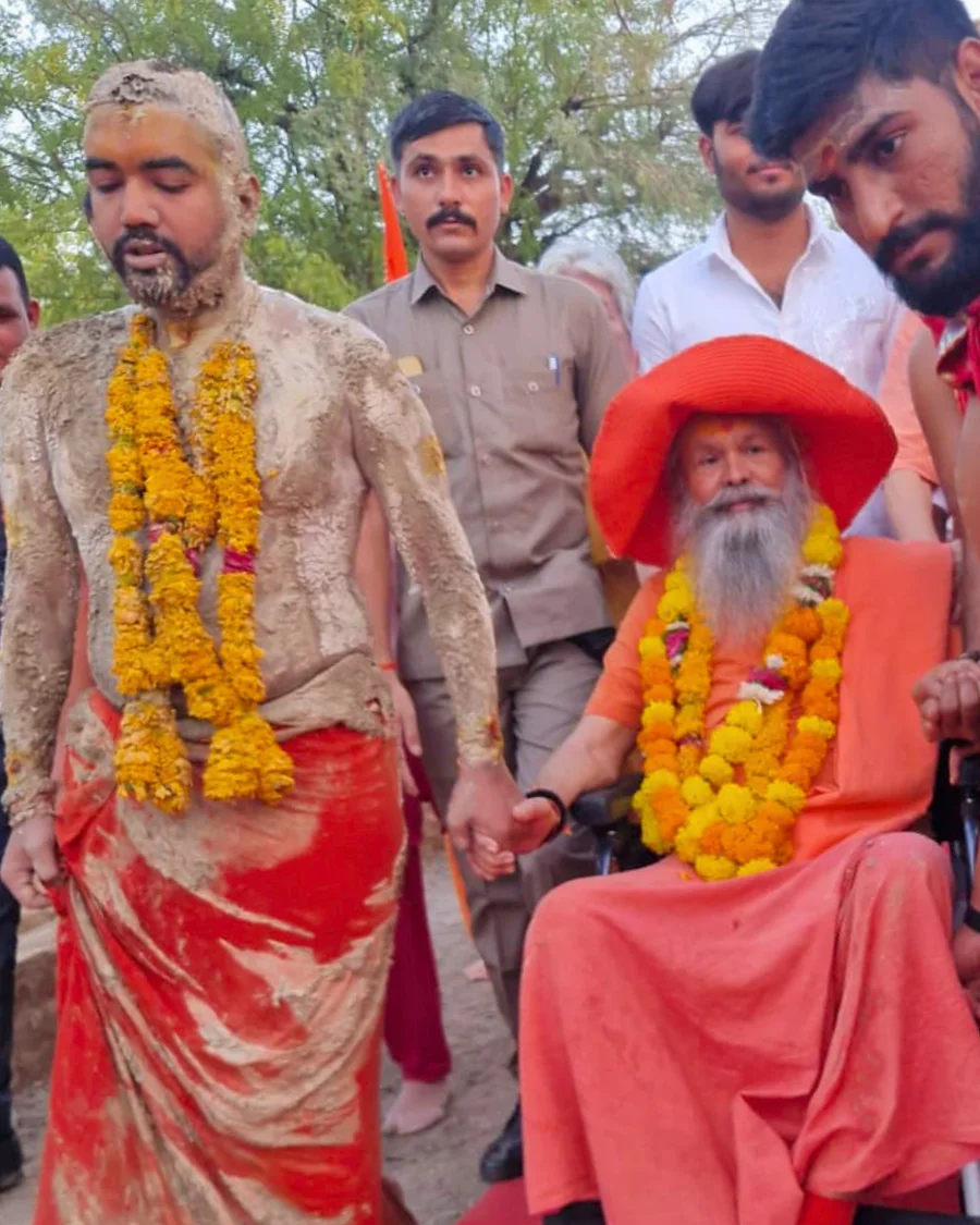 Final Day of Panch Dhuni Tapasya with the grace of Vishwaguru Ji: Sacred Mantras & Divine Symbols